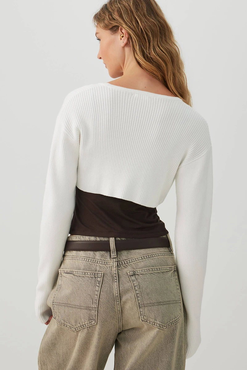 Ultra Crop Rib Bolero