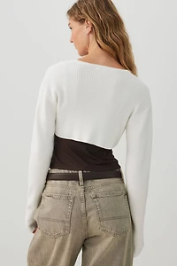 Ultra Crop Rib Bolero