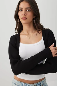 Ultra Crop Rib Bolero