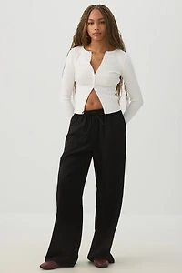 Slim Fit Button Front Cardigan