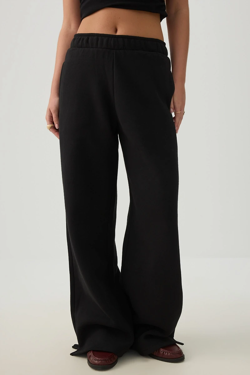 Pantalon jambe large Molleton MADESOFT