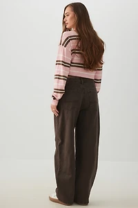The Muse Fit Mid Rise Baggy Pants