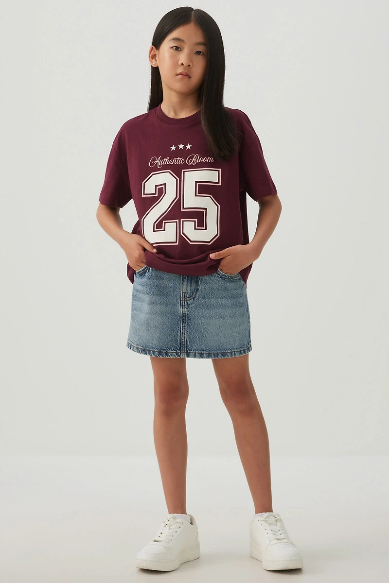 T-Shirt ample graphique