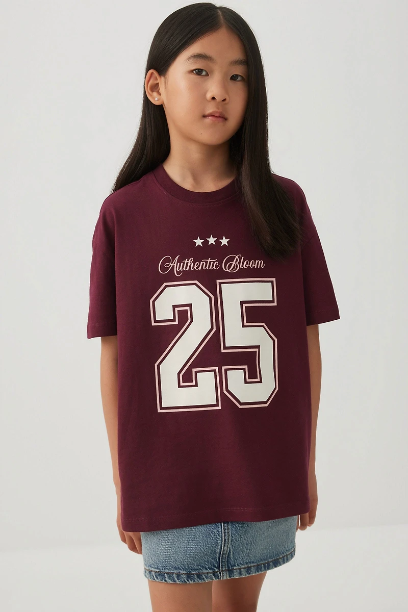 T-Shirt ample graphique