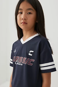 Boxy Sports Jersey Top