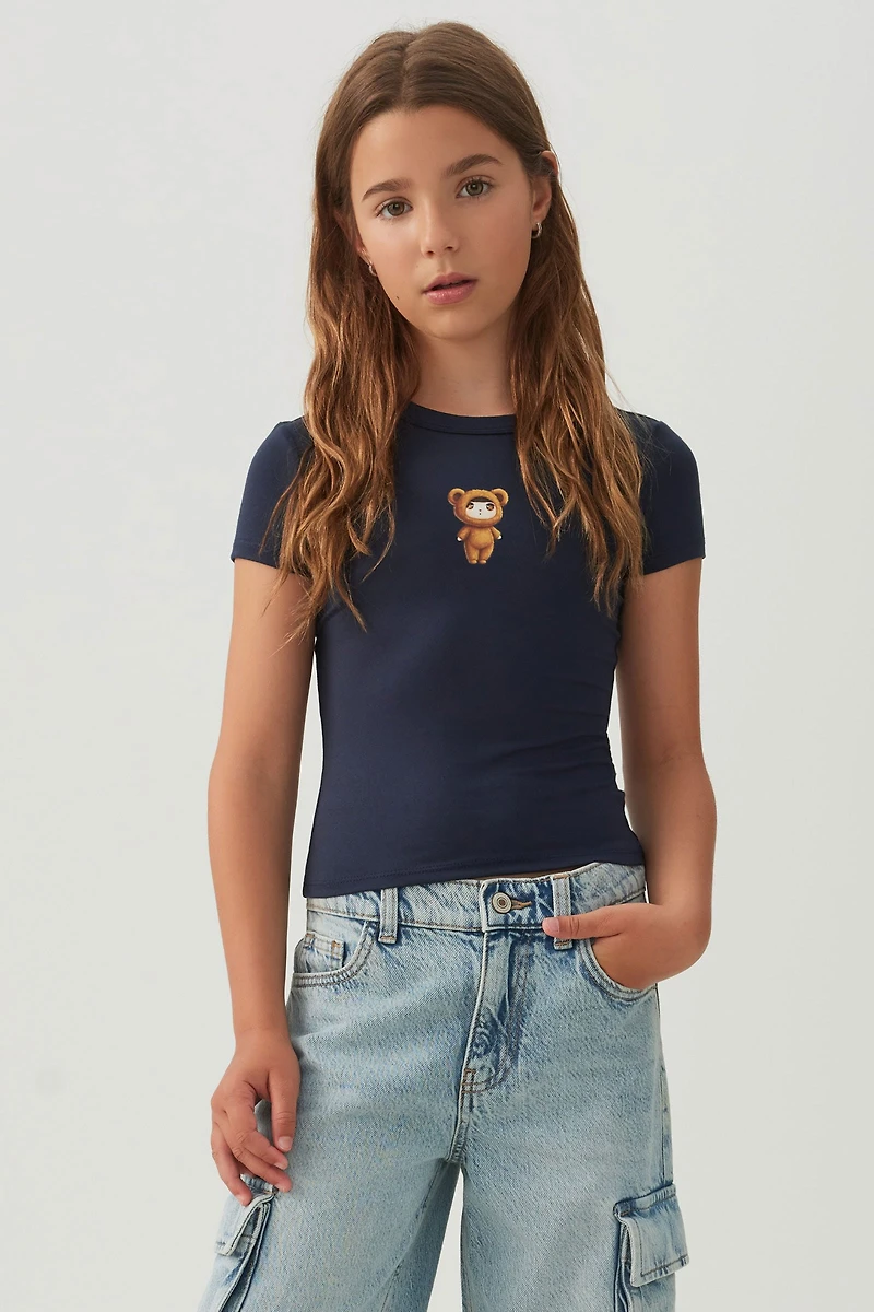Graphic Print Baby Tee