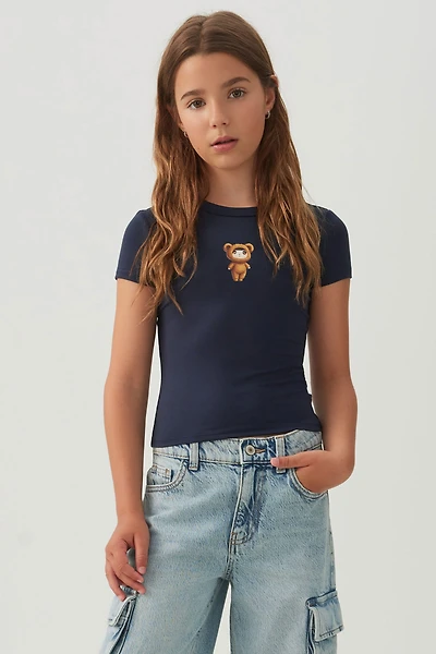 Graphic Print Baby Tee