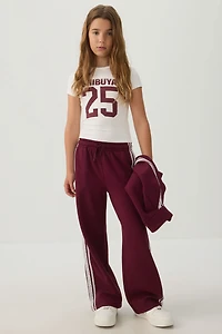 Pantalon en tricot à dentelle