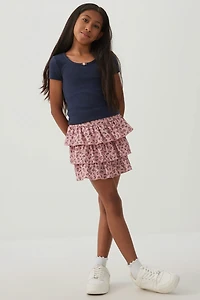 Haut en tricot pointelle