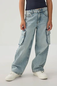 Cargo Wide Leg Jeans
