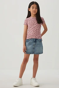 Midi Denim Skirt