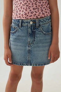 Jupe midi en denim