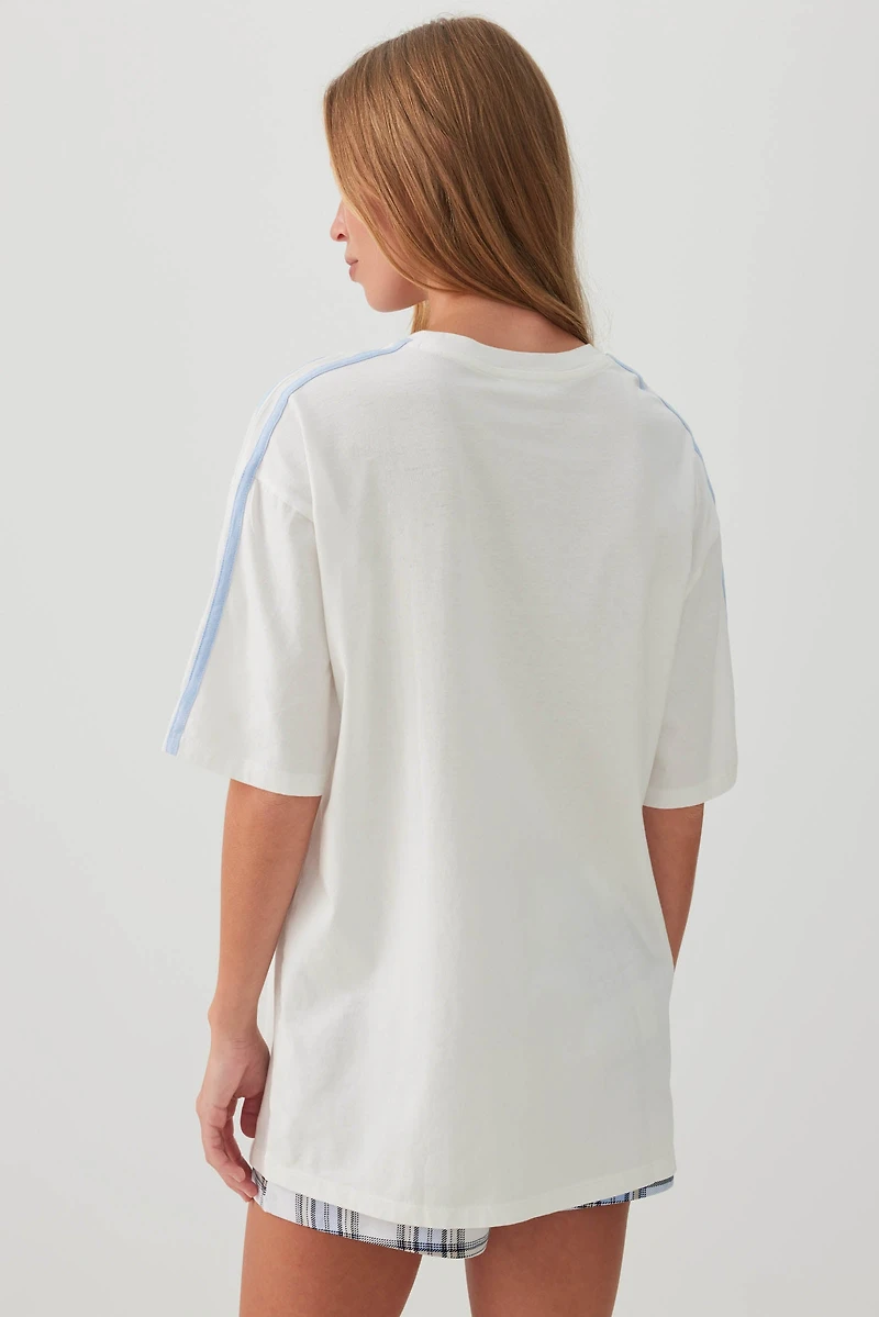 Oversized Jersey PJ T-Shirt