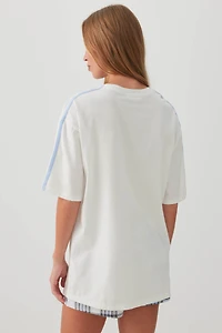 Oversized Jersey PJ T-Shirt