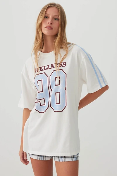 T-shirt pyjama ample en tricot jersey
