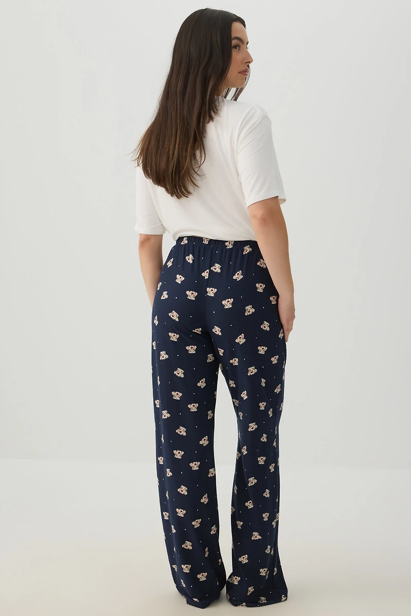 Pantalon de pyjama droit très doux à carreaux
