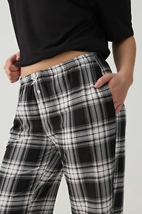 Pantalon de pyjama droit très doux à carreaux