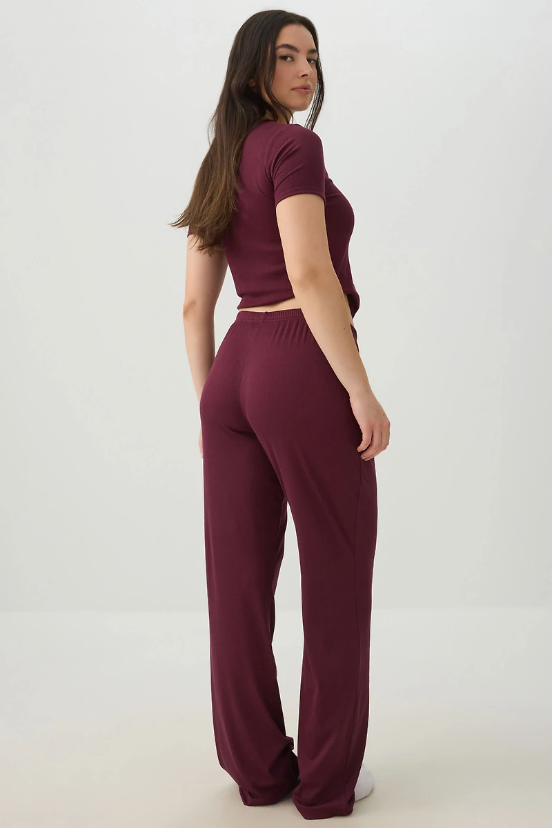 Super Soft Rib Pajama Pants