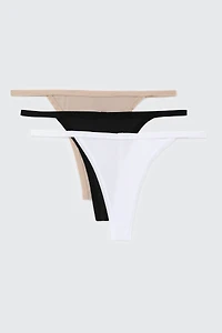Lot de 3 culottes string