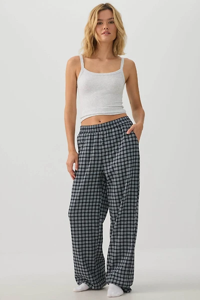 Plaid Loose Pajama Pants