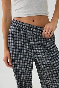 Plaid Loose Pajama Pants