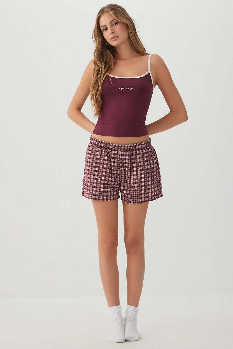 Organic Cotton PJ Tank Top