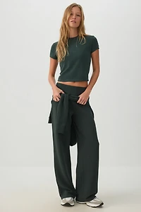 camactive™ Straight Leg Waffle Knit Pants