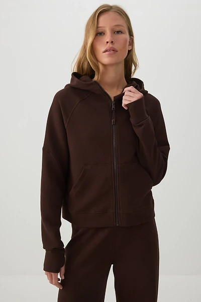 camactive™ Waffle knit Boxy Zip Up Jacket