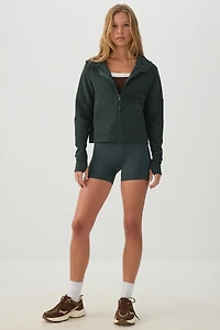 camactive™ Waffle knit Boxy Zip Up Jacket