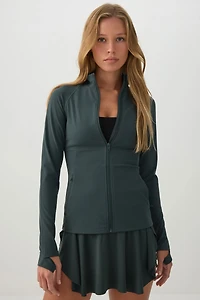 Veste légère ajustée à glissière camactive