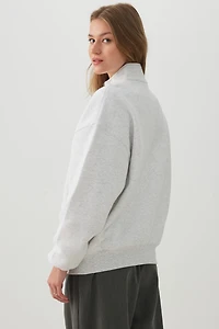 MADESOFT™ Fleece Oversized Half Zip Sweatshirt