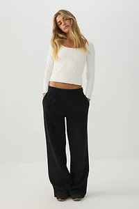 Pantalon jambe droite Molleton MADESOFT