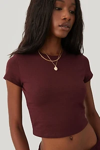 T-shirt ajusté BASICORE™ à mancherons