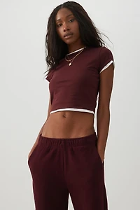 T-shirt ajusté BASICORE™ à mancherons