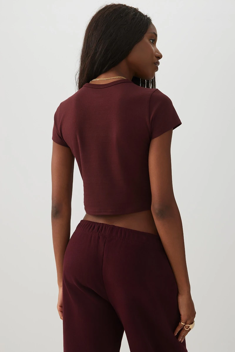 T-shirt ajusté BASICORE™ à mancherons