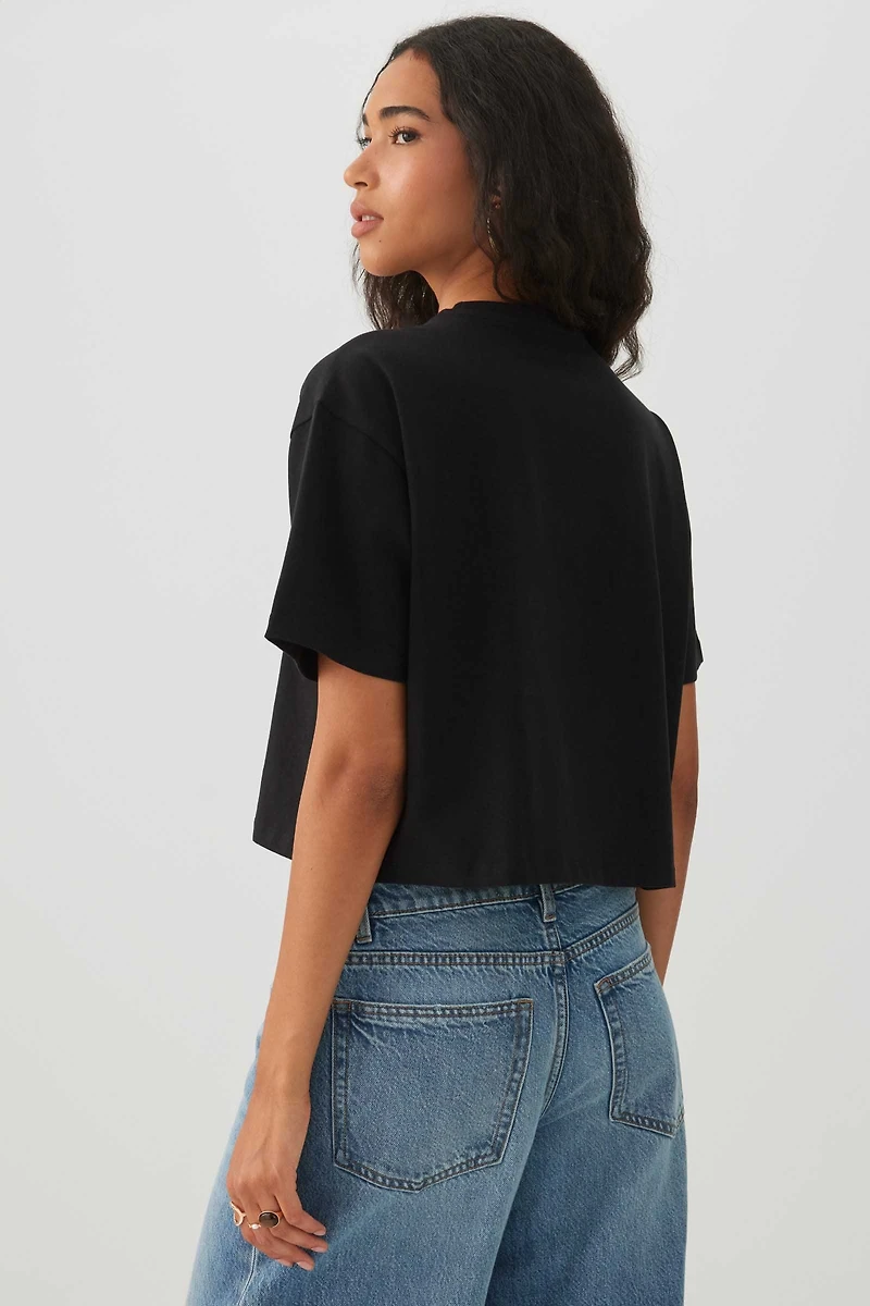 BASICORE™ Boxy Cropped T-Shirt