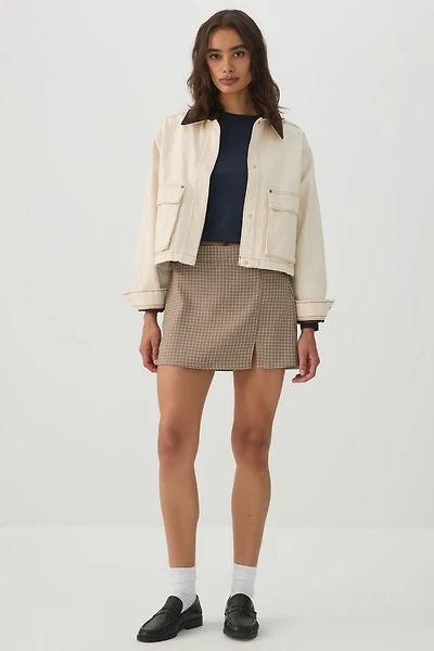 Micro Skirt with Side Slit