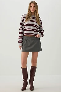 Micro Skort with Belt