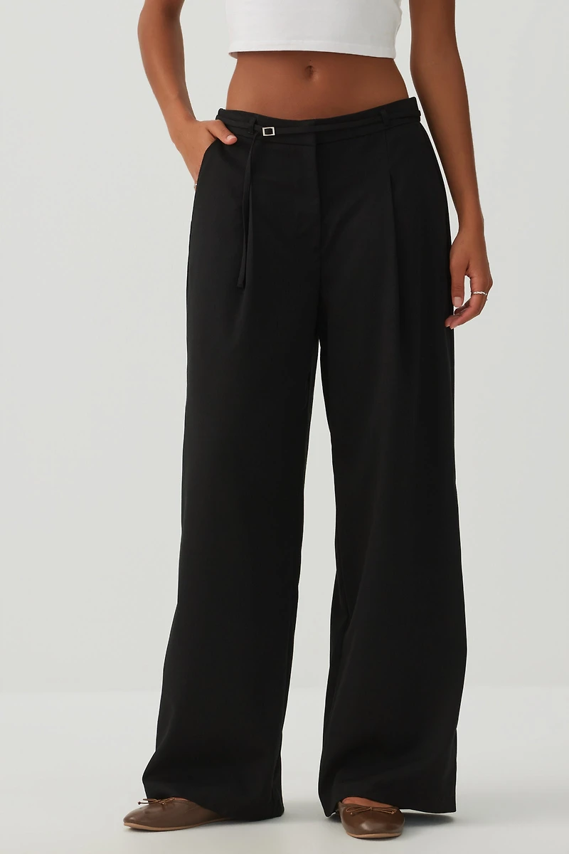 Pantalon habillé à jambe large