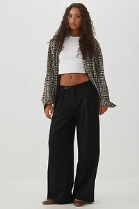 Tailored Wide Leg Pants