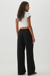 Tailored Wide Leg Pants