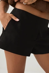 Mid Rise Tailored Shorts
