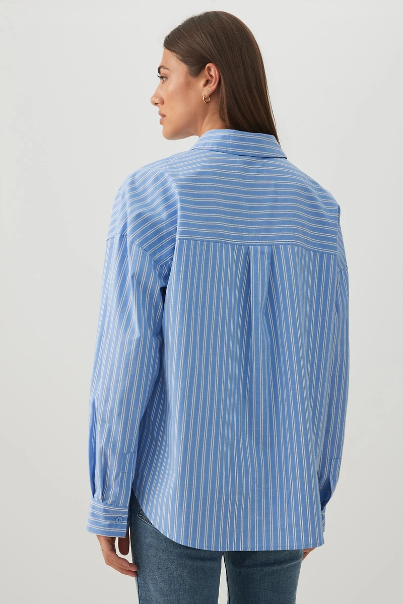 Chemise ample à rayures