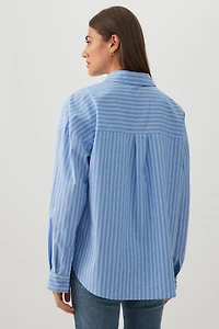 Chemise ample à rayures