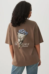Graphic Print Oversized T-Shirt
