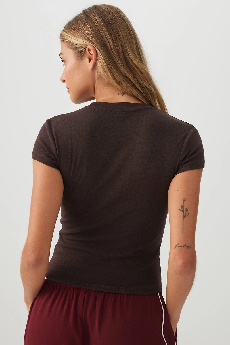 T-shirt à col rond graphique