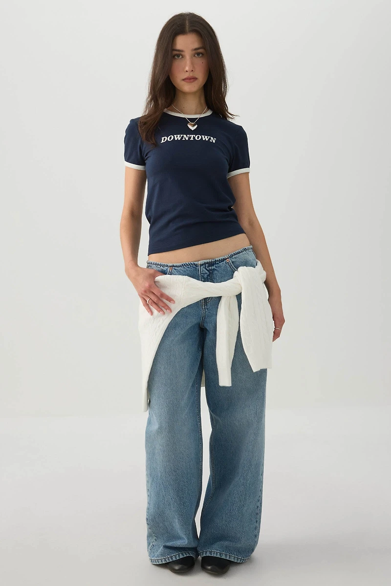 Graphic Crew Neck T-Shirt