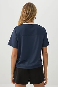 T-shirt en maille à imprimé graphique