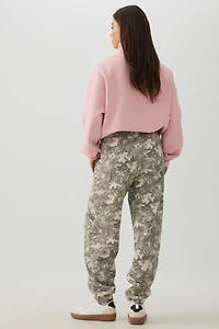 Pantalon régulier feuillage Molleton MADESOFT™