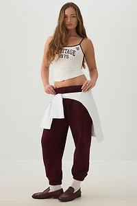 Graphic Scoop Neck Tank Top
